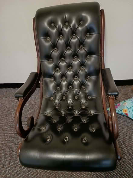 Photo of free Black genuine leather armchair (Forestdale CR0) #2