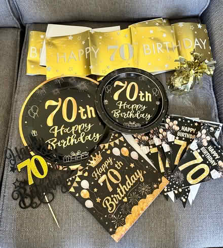 Photo of free Assorted 70th Birthday items (Halewood Green L26) #1