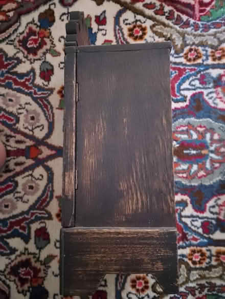 Photo of free Old mantel/shelf clock on wooden case (Halstead CO9) #4