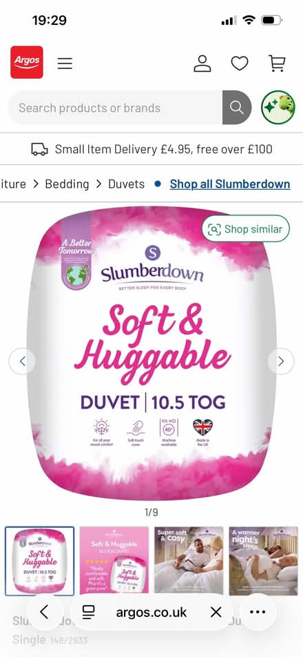 Photo of single duvet (Halewood Green L26) #1