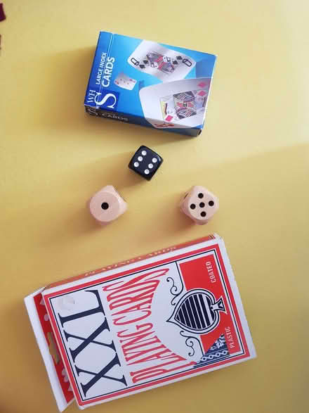 Photo of free Large index playing cards & large number dice (Kendal LA9) #2