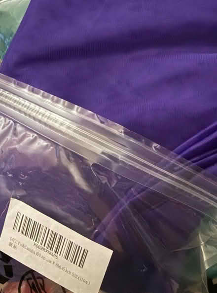 Photo of free Purple Voile curtain size 60”x 45” (Hecky WF16) #1