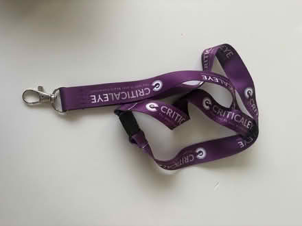Photo of free Purple lanyard with metal clip (Union Street, Borough SE1) #2