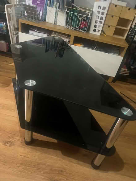 Photo of free Black glass coffee table. Birmingham B1 (Ladywood B1) #3