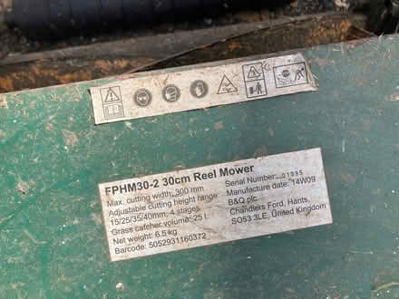 Photo of free Push mower – 30cm, no grass box (Malvern Link WR14) #2