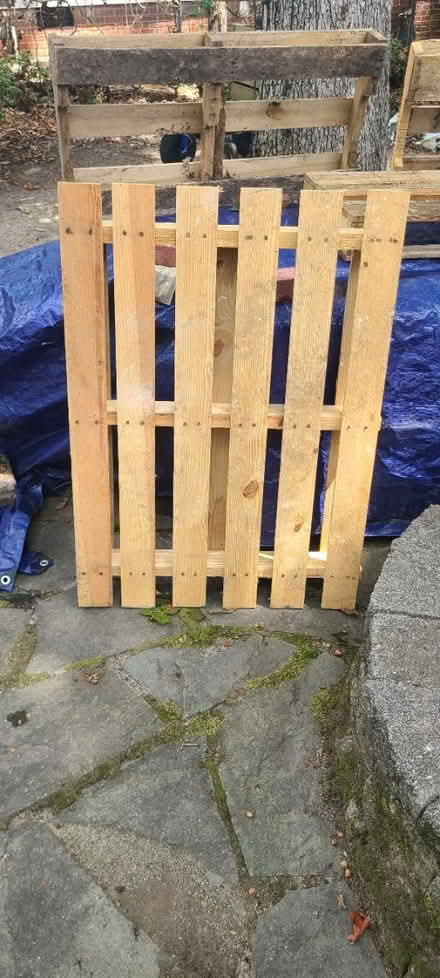 Photo of free Wooden Pallets (4) (Lake Daniel, Greensboro) #2