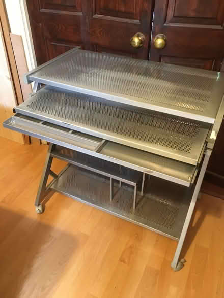 Photo of free Metal computer table (Stockport SK3) #2