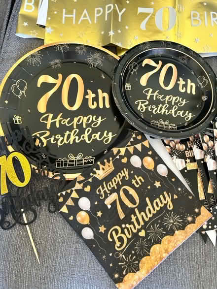 Photo of free Assorted 70th Birthday items (Halewood Green L26) #2
