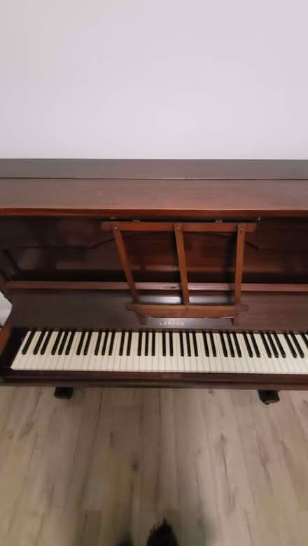 Photo of free Upright Piano - Good Condition, Dark Wood Finish (Nether Edge S7) #1
