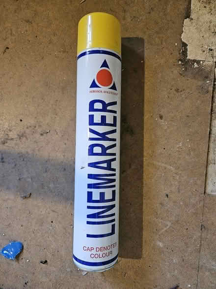 Photo of free Yellow line marking spray paint (S43 Middlecroft) #1