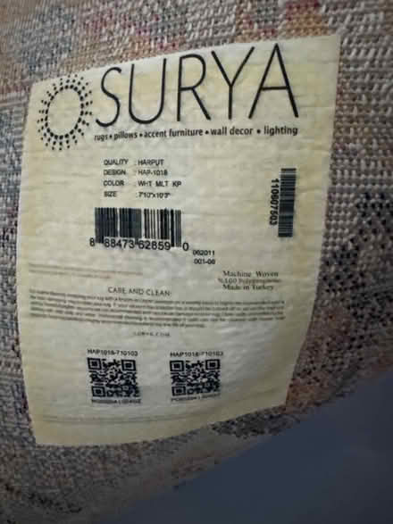 Photo of free Area rugs free 6x8 8x10 (Elverson) #2