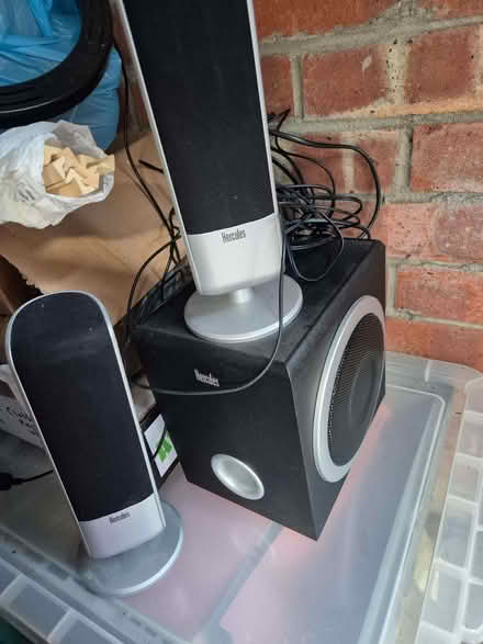 Photo of free Hercules 2.1 Speaker System with Subwoofer (Canary Wharf E14) #1