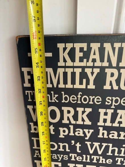 Photo of free Family values wooden board (Giffnock G46) #4