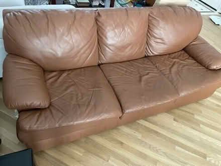 Photo of free Leather sofa #1