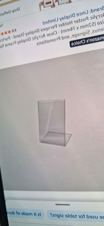 Photo of Display Stand (Upton Priory SK10) #1