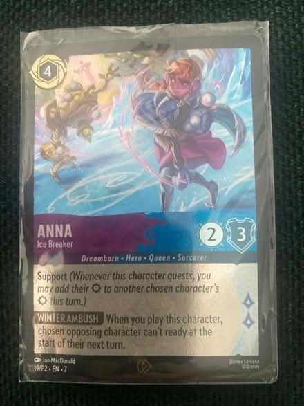 Photo of free A Disney Lorcana card featuring Anna from Frozen (Brownhills West WS8) #3