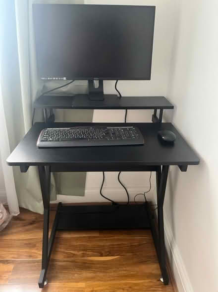 Photo of free Working station desk+chair+screen (Raynes Park SW20) #3