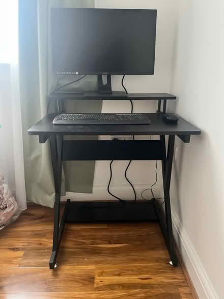 Photo of free Working station desk+chair+screen (Raynes Park SW20) #1