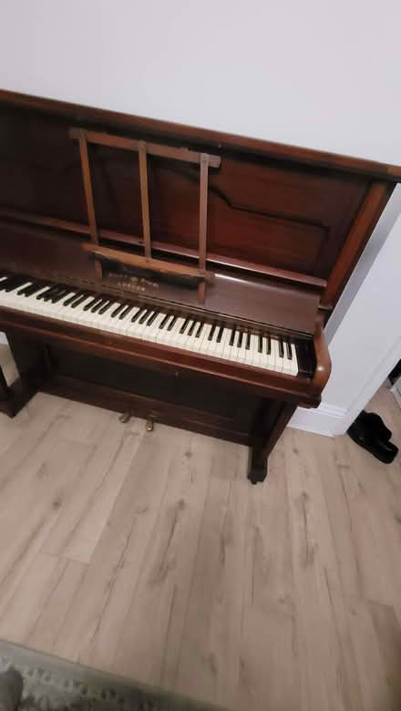 Photo of free Upright Piano - Good Condition, Dark Wood Finish (Nether Edge S7) #4