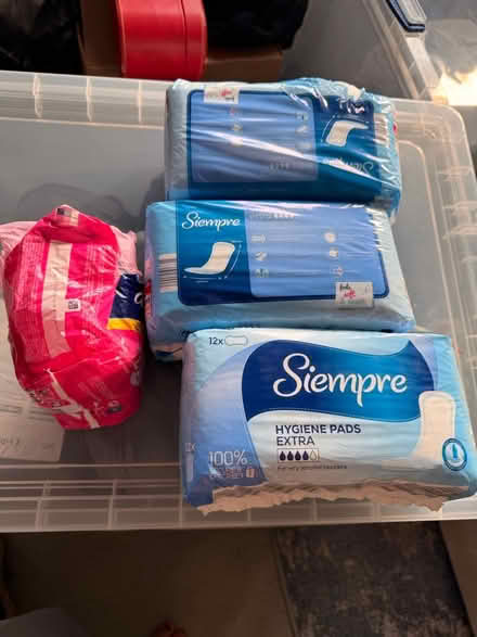 Photo of free Hygiene pads (Lee, Eltham SE12) #1