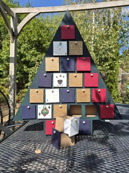 Photo of free Hobbycraft wooden advent calendar for upcycling (Acton W3) #2