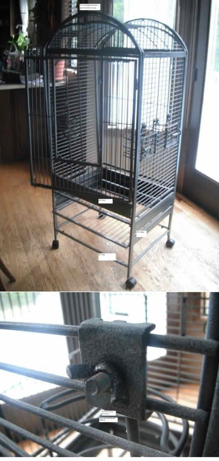 Photo of free Large Bird Cage on Wheels (Redwood City) #2