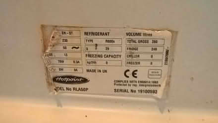 Photo of free Big working Fridge (Frenchay BS16) #2