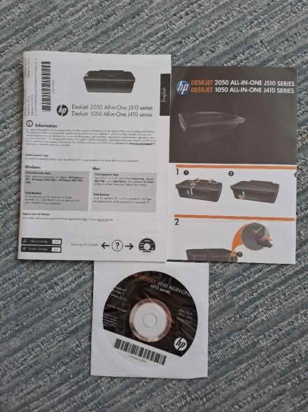 Photo of free Installation Disc re HP DESKJET 2050 ALL-IN-ONE J410 series (Harefield SO19) #1
