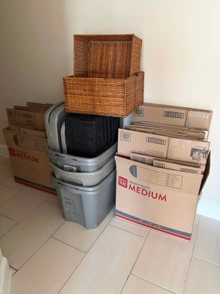 Photo of free boxes & bins (12096 SW 42 Manor 33025) #1