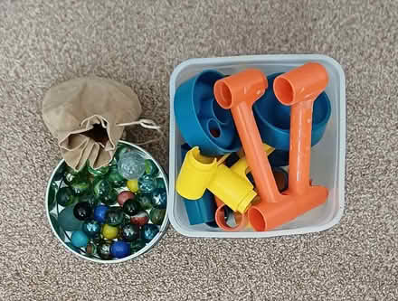 Photo of free Marble run + marbles (Steyning BN44) #1