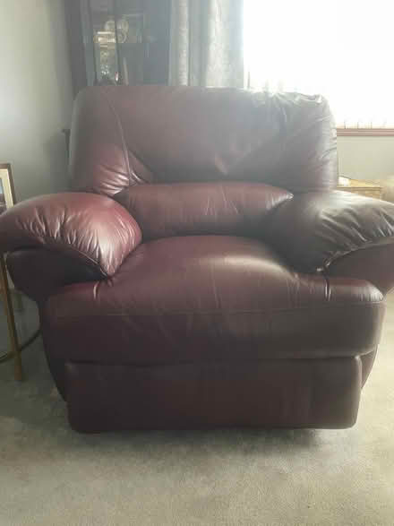 Photo of free Leather arm chair (Mackworth, Derby) #1