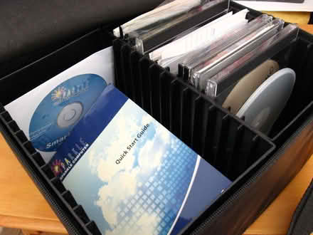Photo of free Zip top Carry Case with strap for CDs / DVDs. (Coppull PR7) #2