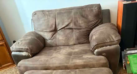 Photo of free Comfy Couch and Oversized Chair (Ridgemoor) #2