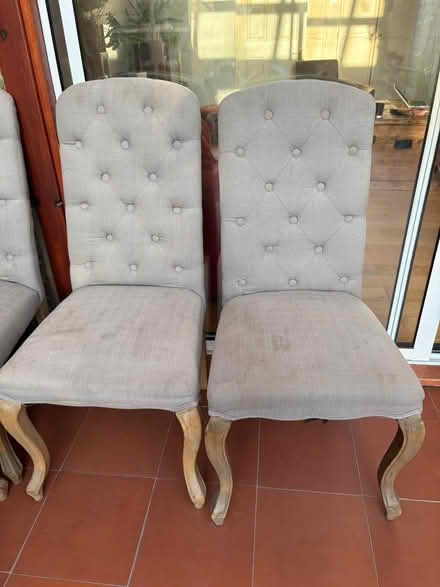 Photo of free Six upholstered dining chairs (Ealing W13) #3