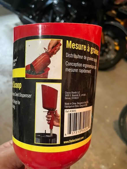 Photo of free Bird seed scooper (Wingdale) #1