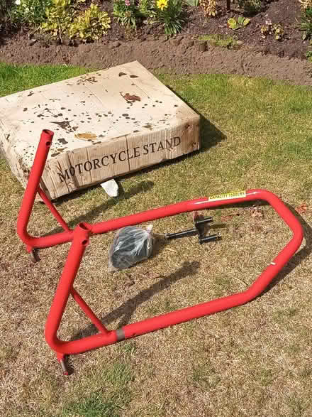 Photo of free Motorcycle rear padock stand. (Upton CH2) #1