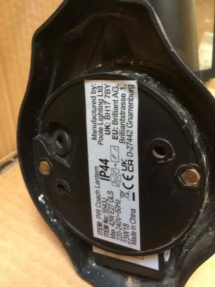 Photo of free PIR Exterior wall light (Stockport SK3) #2