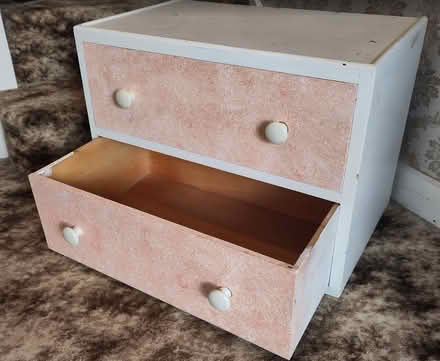 Photo of free Small two-drawer cupboard (Bowerham LA1) #2