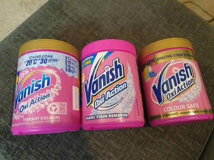 Photo of free 3 Empty Vanish Laundry tubs (SOUTHAMPTON so18) #1