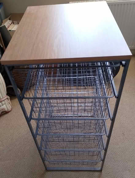 Photo of free Six drawer/basket storage unit (Halstead CO9) #1