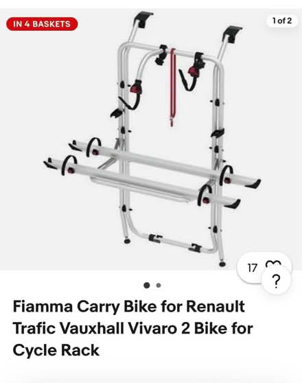 Photo of Vauxhall Vivaro bike rack (Exmouth EX8) #1