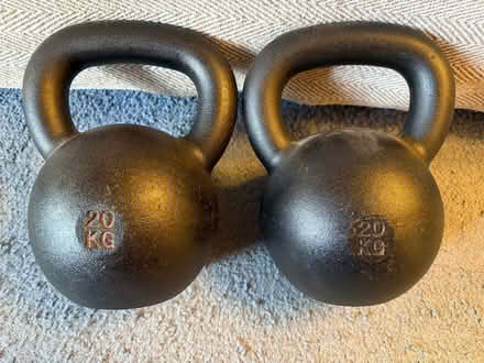 Photo of free 2 x 20kg Kettlebells (Grove Park SE12) #1