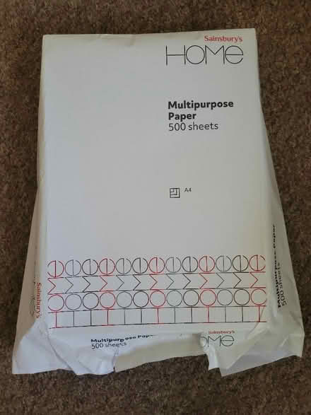 Photo of free A4 plain paper (open pack) (Shenley Fields B29) #1