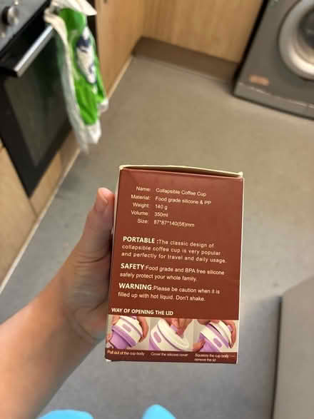 Photo of free Collapsible coffee cup (350ml) (East Acton W3) #4
