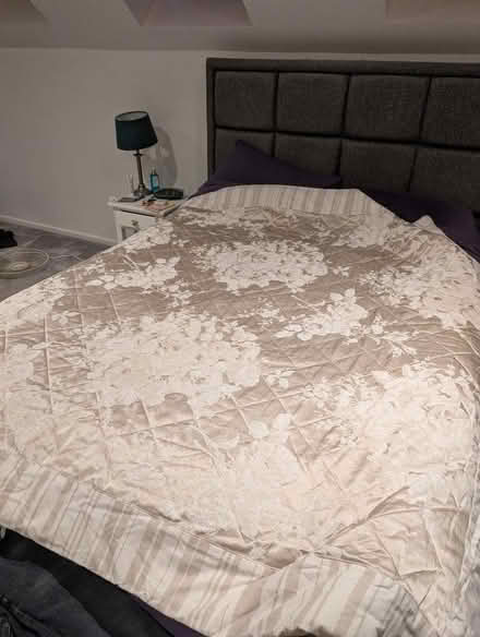 Photo of free Cream slightly gold tint bedspread (Lower Green TN2) #1