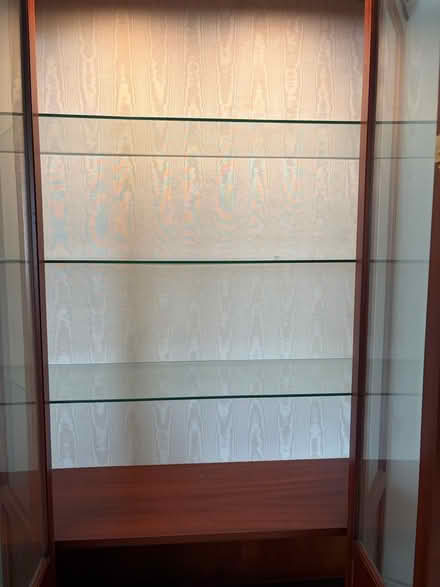 Photo of free Mahogany Glass cabinet (Knocklyon Dublin 16) #2