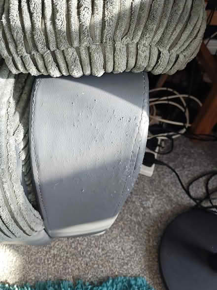 Photo of free 3 Seater Cord Recliner Sofa (Stevenage) #3