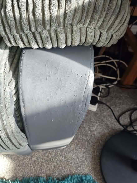 Photo of free Grey Cord 3 Seater Recliner Sofa (Stevenage SG1) #3
