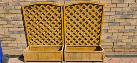 Photo of free Lattice Wooden Garden Planters x2 (Oare ME13) #1