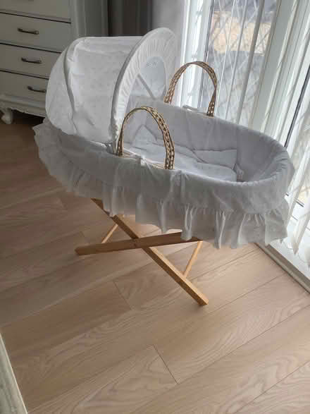 Photo of free Moses basket and stand (Ware SG12) #1